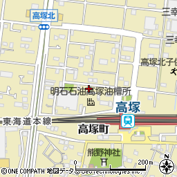 静岡県浜松市中央区高塚町1247周辺の地図