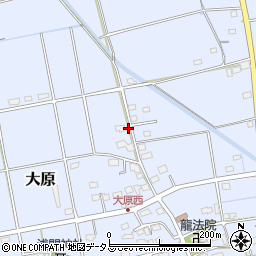 静岡県磐田市大原2169周辺の地図