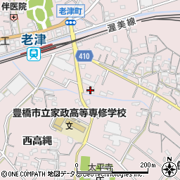 ＮＴＴ西日本老津電話交換所周辺の地図