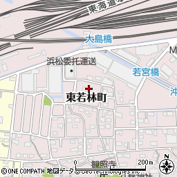 静岡県浜松市中央区東若林町701周辺の地図