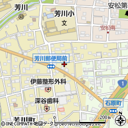 静岡県浜松市中央区芳川町301周辺の地図