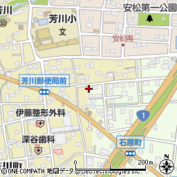 静岡県浜松市中央区石原町647周辺の地図
