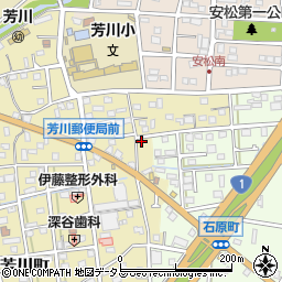 静岡県浜松市中央区芳川町310周辺の地図