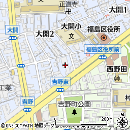 関西電力大開町変電所周辺の地図