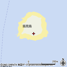 愛知県知多郡南知多町篠島築見島周辺の地図