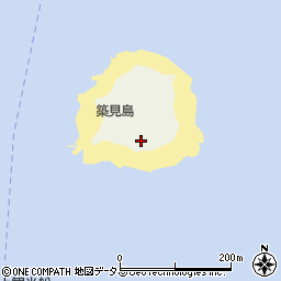 愛知県南知多町（知多郡）篠島（築見島）周辺の地図