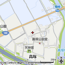 岡山県岡山市北区高塚52周辺の地図