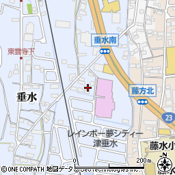 三重県津市垂水906-13周辺の地図