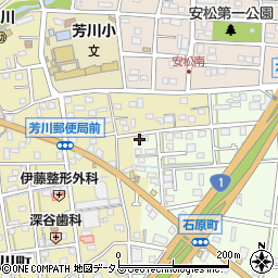 静岡県浜松市中央区石原町646周辺の地図