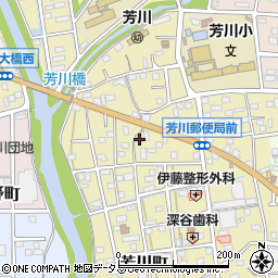 静岡県浜松市中央区芳川町748周辺の地図