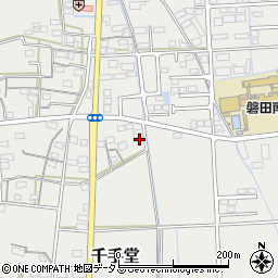 静岡県磐田市千手堂838周辺の地図