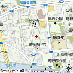三立製菓大阪営業所周辺の地図