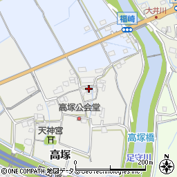 岡山県岡山市北区高塚25周辺の地図