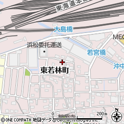 静岡県浜松市中央区東若林町686周辺の地図