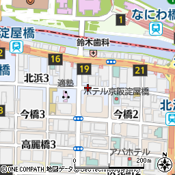 大阪府大阪市中央区北浜2丁目周辺の地図