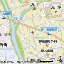 静岡県浜松市中央区芳川町761周辺の地図