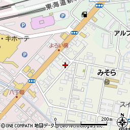 静岡県浜松市中央区神田町406周辺の地図