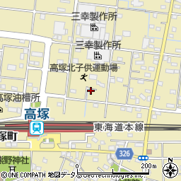 静岡県浜松市中央区高塚町896周辺の地図