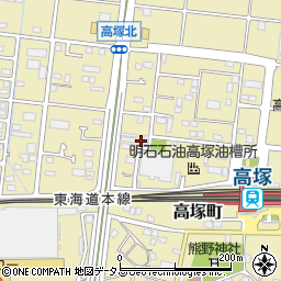 静岡県浜松市中央区高塚町1256周辺の地図
