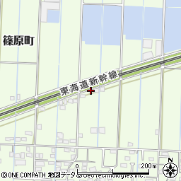 静岡県浜松市中央区篠原町1764周辺の地図