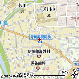 静岡県浜松市中央区芳川町152周辺の地図