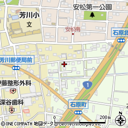 静岡県浜松市中央区石原町642周辺の地図