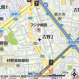 リパーク野田阪神駅南駐車場周辺の地図