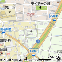 静岡県浜松市中央区石原町636周辺の地図