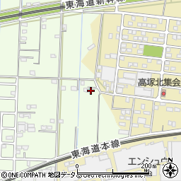 静岡県浜松市中央区篠原町209周辺の地図