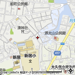 静岡県湖西市新居町新居852周辺の地図