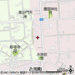 静岡県浜松市中央区金折町236周辺の地図