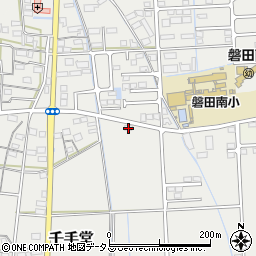 静岡県磐田市千手堂827-2周辺の地図