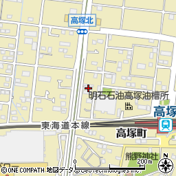 静岡県浜松市中央区高塚町1257周辺の地図