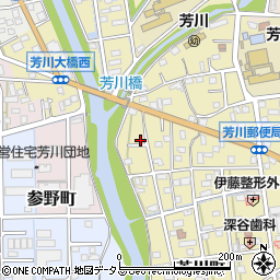 静岡県浜松市中央区芳川町792周辺の地図