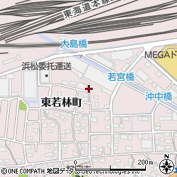 静岡県浜松市中央区東若林町245周辺の地図