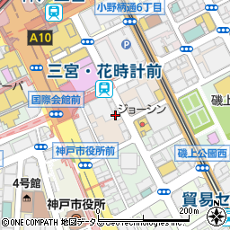 兵庫県鉄工建設業協同組合周辺の地図