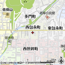 奈良県奈良市西包永町周辺の地図