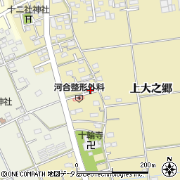 静岡県磐田市上大之郷303周辺の地図