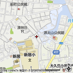 静岡県湖西市新居町新居851周辺の地図