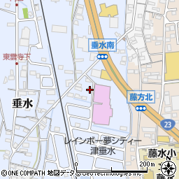 三重県津市垂水906-17周辺の地図