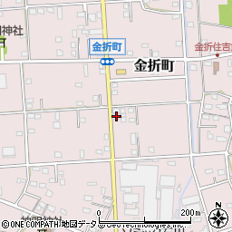 静岡県浜松市中央区金折町702周辺の地図