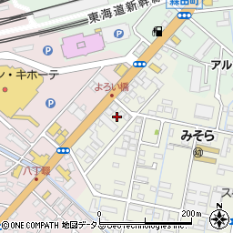 静岡県浜松市中央区神田町405周辺の地図