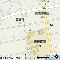 愛知県豊橋市南大清水町元町374周辺の地図