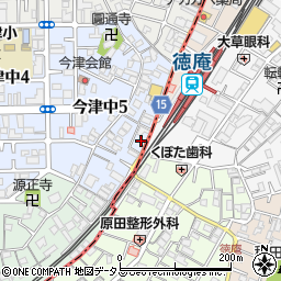 岡本米穀店周辺の地図