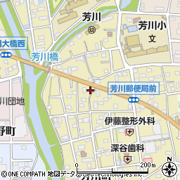 静岡県浜松市中央区芳川町763周辺の地図