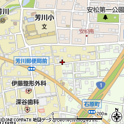 静岡県浜松市中央区芳川町263周辺の地図