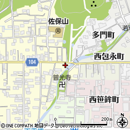 奈良法蓮郵便局周辺の地図