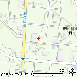 愛知県豊橋市若松町周辺の地図