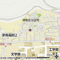 津島ガーデンハウス周辺の地図