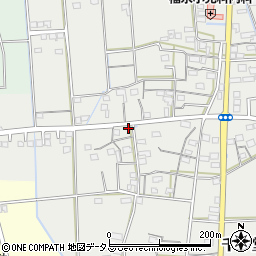 静岡県磐田市千手堂44周辺の地図
